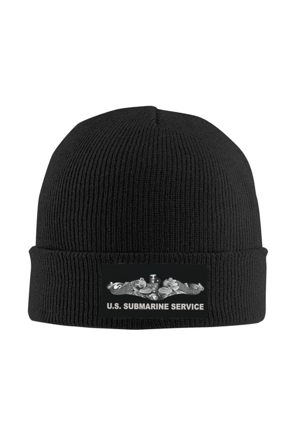 U.S. Submarine Service Men Women Knitted Hat Adult Knit Beanie For Fall Winter Knit Hat Cap
