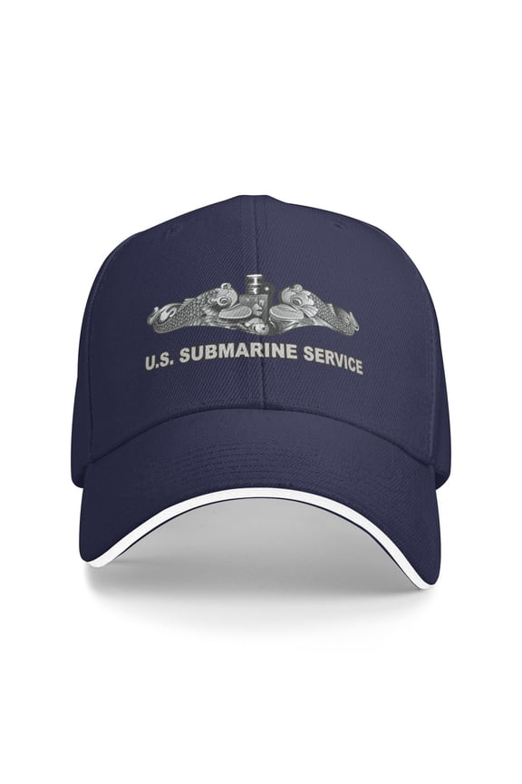 U.S. Submarine Service Unisex Adult Baseball Caps Adjustable Casquette Dad Hat Sandwich Cap Outdoors Headwear