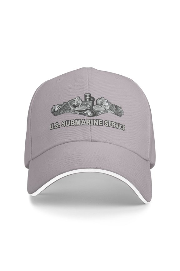 U.S. Submarine Service Unisex Sandwich Cap Classic Baseball Capunisex Adjustable Casquette Dad Hat