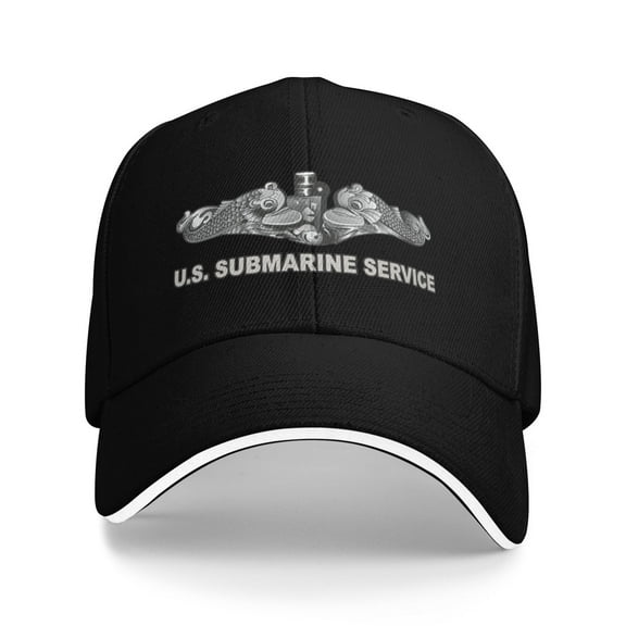 U.S. Submarine Service Unisex Adult Baseball Caps Adjustable Casquette Dad Hat Sandwich Cap Outdoors Headwear