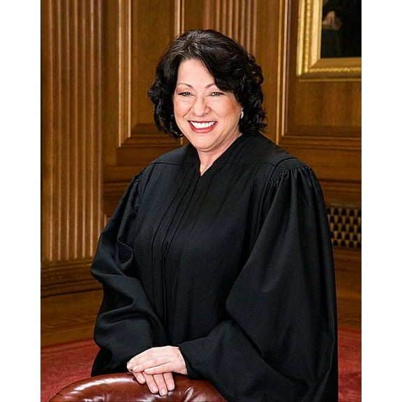 U.S. Supreme Court Justice Sonia Sotomayor Style - A - 12x18 Inch Laminated Poster - Stunning Detail and Bold Colors