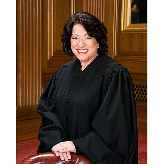 U.S. Supreme Court Justice Sonia Sotomayor - 24x36 Inch Glossy Laminated Aviation Poster - Stunning Detail and Bold Colors
