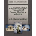 thumbnail image 1 of U.S. Supreme Court Transcript of Record Meehan V. Valentine (Paperback), 1 of 1