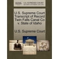 thumbnail image 1 of U.S. Supreme Court Transcript of Record Twin Falls Canal Co V. State of Idaho (Paperback), 1 of 1