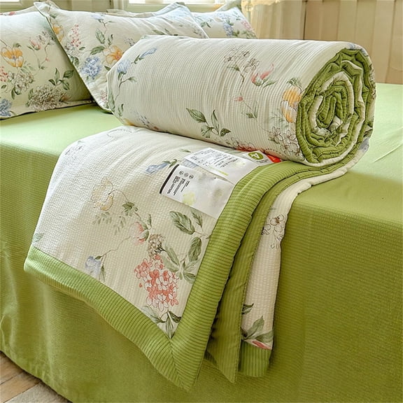 U. S Textile Blanket,Five Points Of Description For The A Class Mother And Baby Grade Bubble Cotton Single Dormitory Conditioner And Summer Thin Quilt Throw Blanket