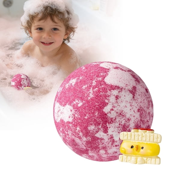 U.S Textile Skin-Friendly Bubble Soap Dispenser Bottle, 2.4x2.4in Gentle Rich Foam Hand Wash Bottle with Pump, Mild Non-Toxic ABS Material for Bathroom Kitchen (Hot Pink)