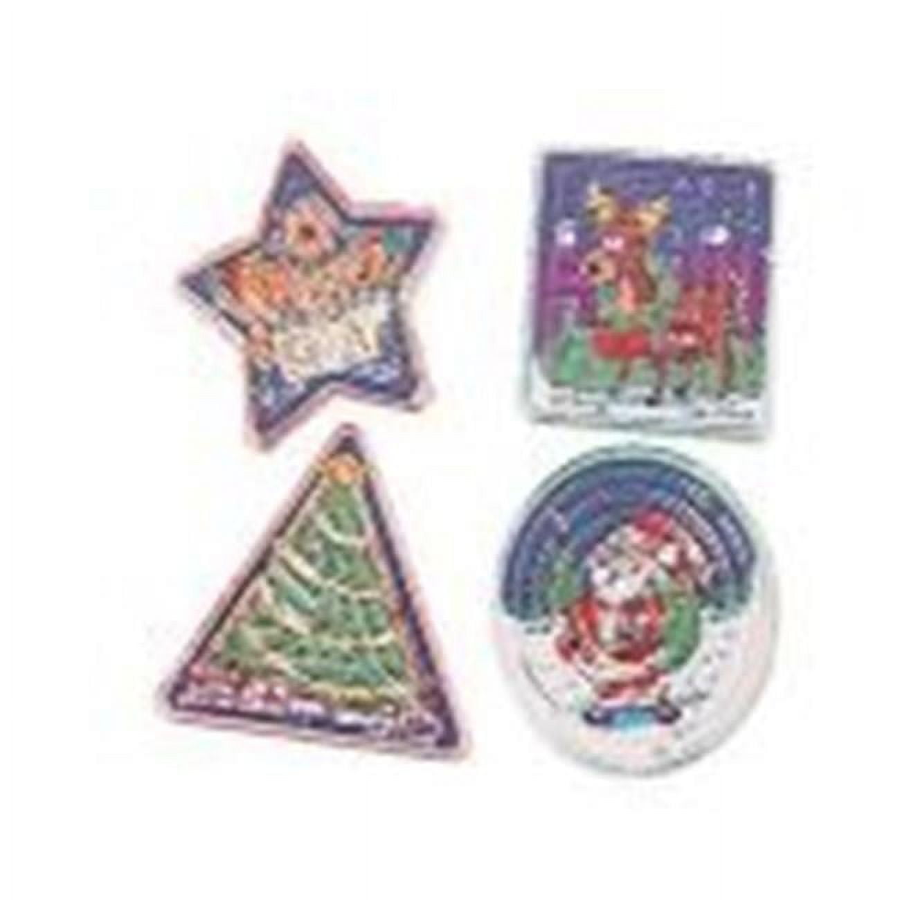 U. S. Toy Christmas Maze Puzzles 2.75" Party Favors, Red Green, 12 CT