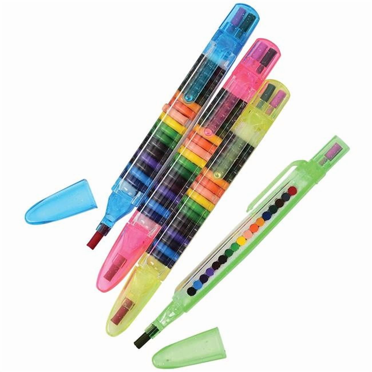 U.S.Toy DM149 Glitter Stacking Point Crayon