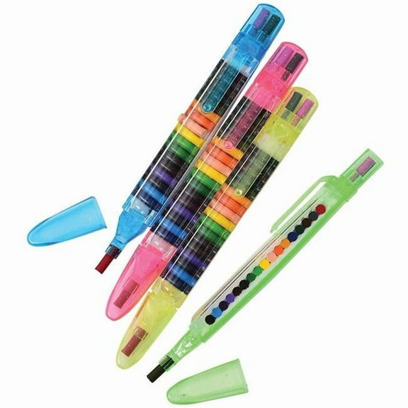 U.S.Toy DM149 Glitter Stacking Point Crayon