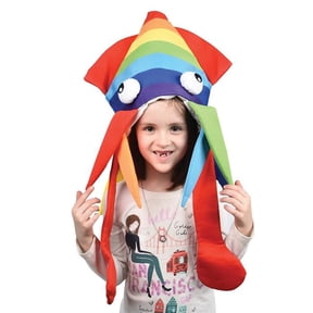 U.S.Toy H578 Rainbow Squid Hat
