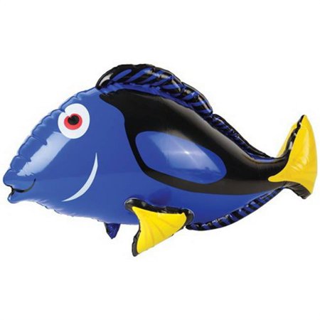 US Toy 27" Inflatable Tropical Sea Life Blue Tang Fish Toy Decoration