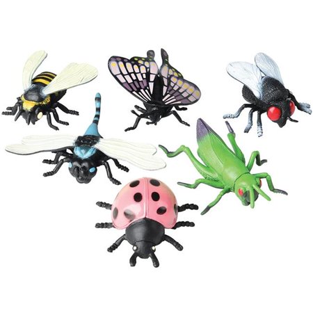 U.S.Toy 5607 Vinyl Insect Finger Puppets