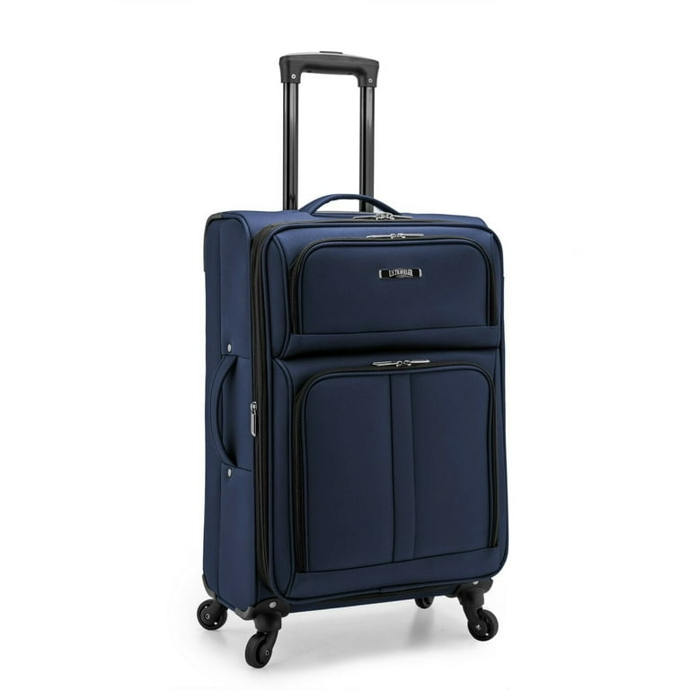 U.S. Traveler Anzio 26-Inch Medium Checked Suitcase, Expandable
