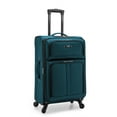 thumbnail image 1 of U.S. Traveler Anzio Softside Expandable Spinner Luggage, Teal, 26" Checked Medium, 1 of 12