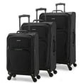 thumbnail image 1 of U.S. Traveler Aviron Bay Expandable Softside Luggage Set with Spinner Wheels, Black, 3 Piece (22/26/30), 1 of 8