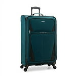 U.S. Traveler Aviron Bay Expandable Softside Luggage with Spinner Wheels, Teal, 30-Inch, US08125E31