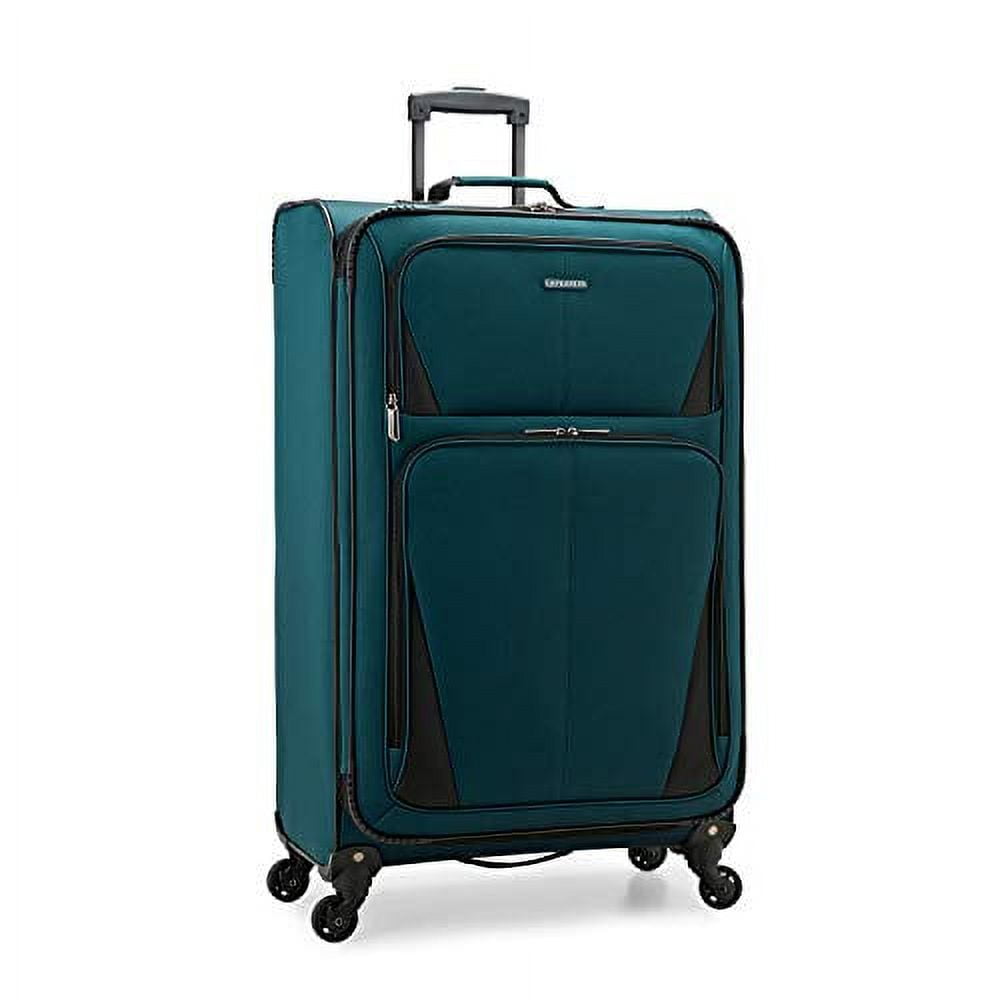 Bell Weather Large Checked Luggage Suitcase with 4 Spinner Wheels –  Traveler's Choice