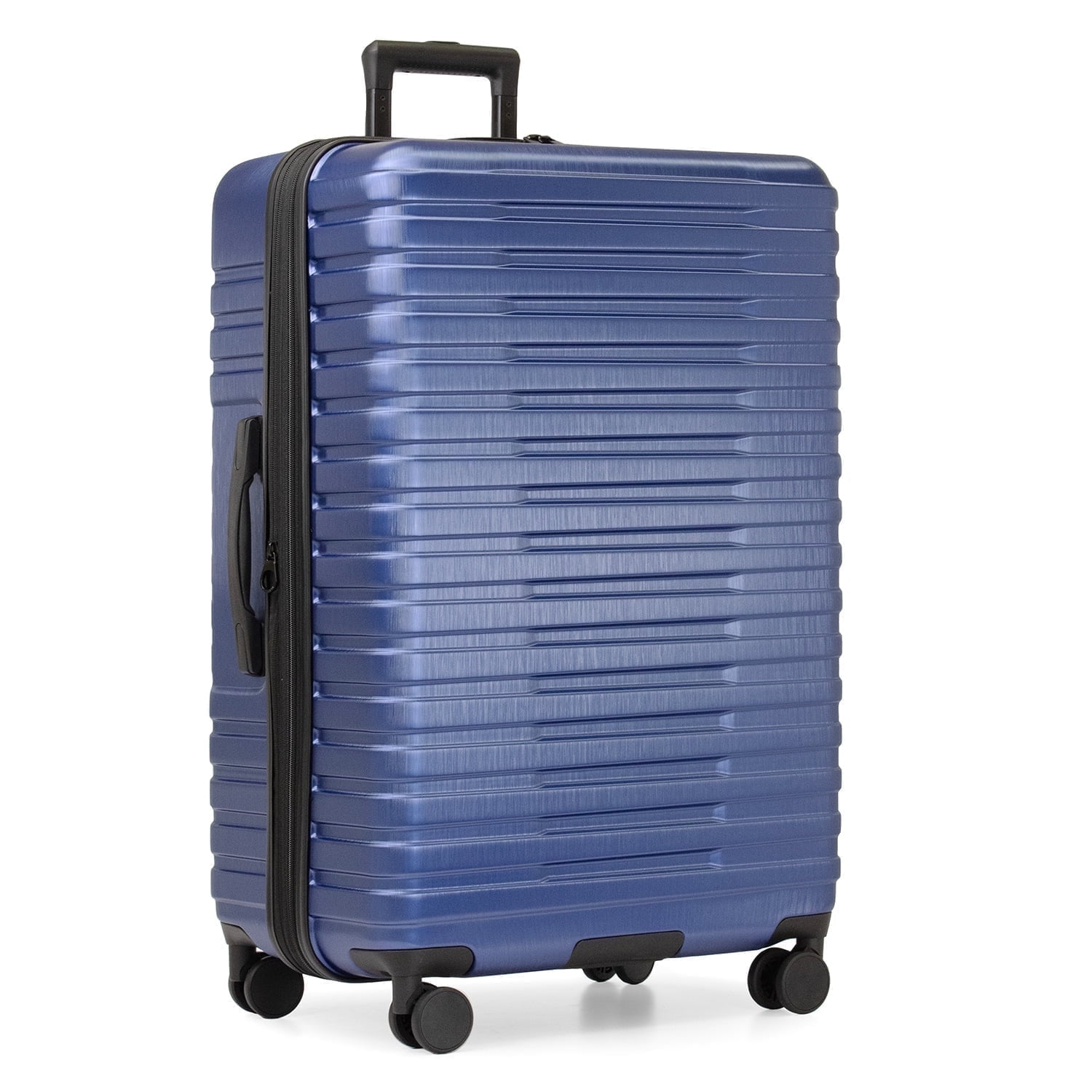 U.S. Traveler Boren Hardside Rugged Spinner Luggage, Navy, 30" Checked Large