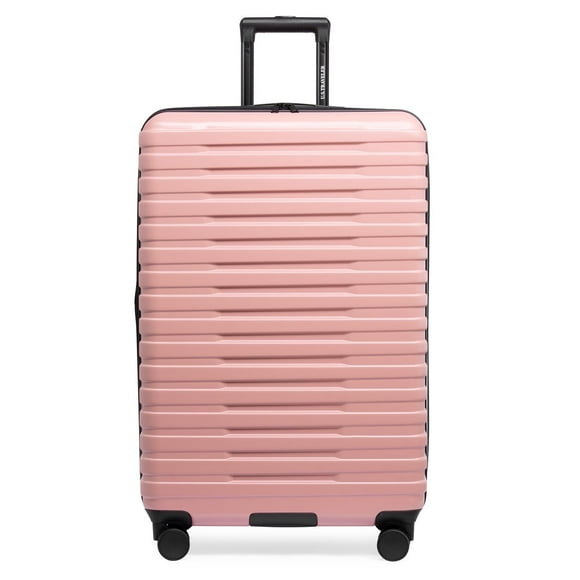 U.S. Traveler Boren Hardside Rugged Spinner Luggage, Rose Pink, 30" Checked Large