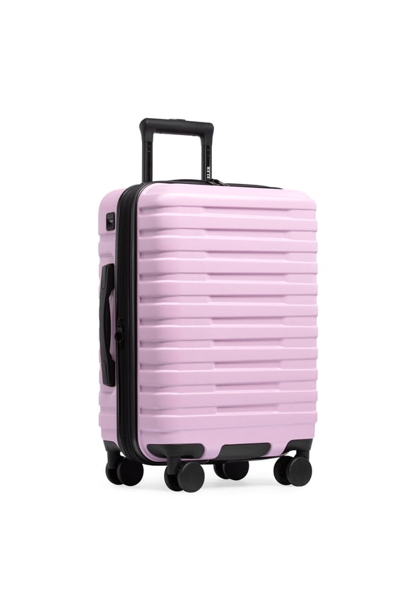 Boren Hardside Rugged Spinner Luggage w/ USB Port, Lavender, 22" Carry-On