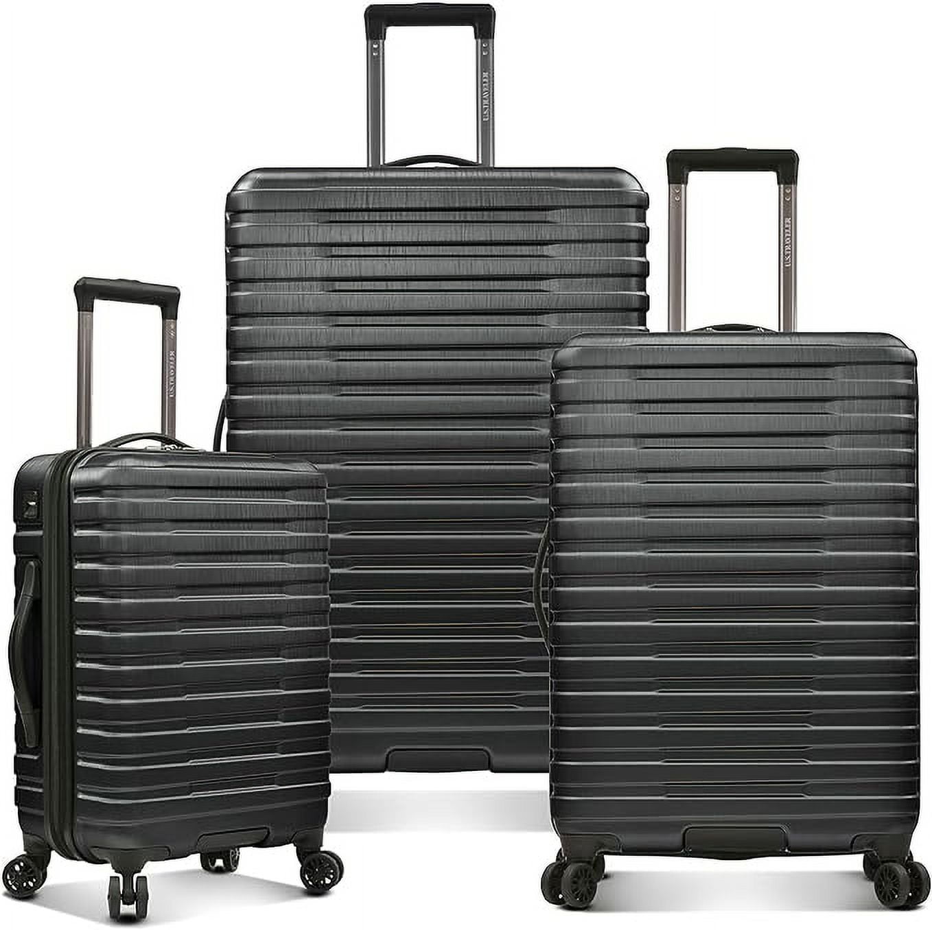 U.S. Traveler Boren Polycarbonate Hardside Rugged Travel Suitcase