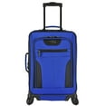 thumbnail image 1 of U.S. Traveler Charleville Fabric Expandable Spinner Luggage, Mazarine Blue, 29" Checked Large, 1 of 9
