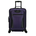 thumbnail image 1 of U.S. Traveler Charleville Fabric Expandable Spinner Luggage, Purple, 20" Carry-on, 1 of 9