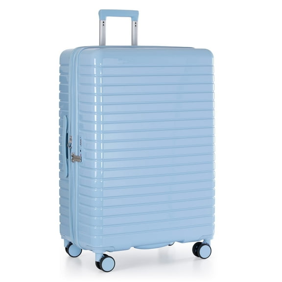 U.S. Traveler Citrine Hardside Spinner Luggage, Soft Blue, 30" Checked Large