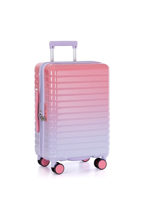 Citrine Hardside Spinner Luggage w/ USB Port, Ombre, 22" Carry-On