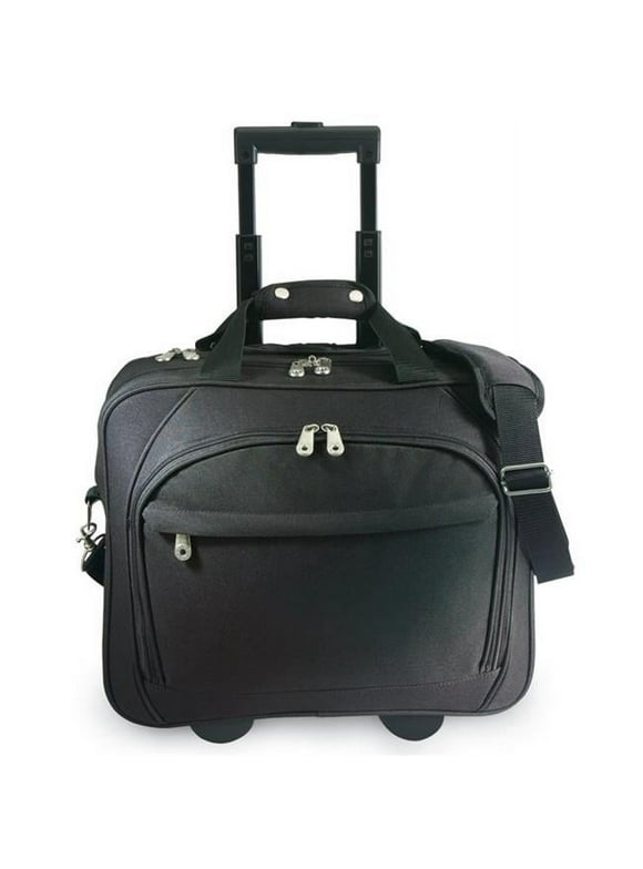 U.S. Traveler Gp80783K Business Rolling Laptop Briefcase With Laptop Holder