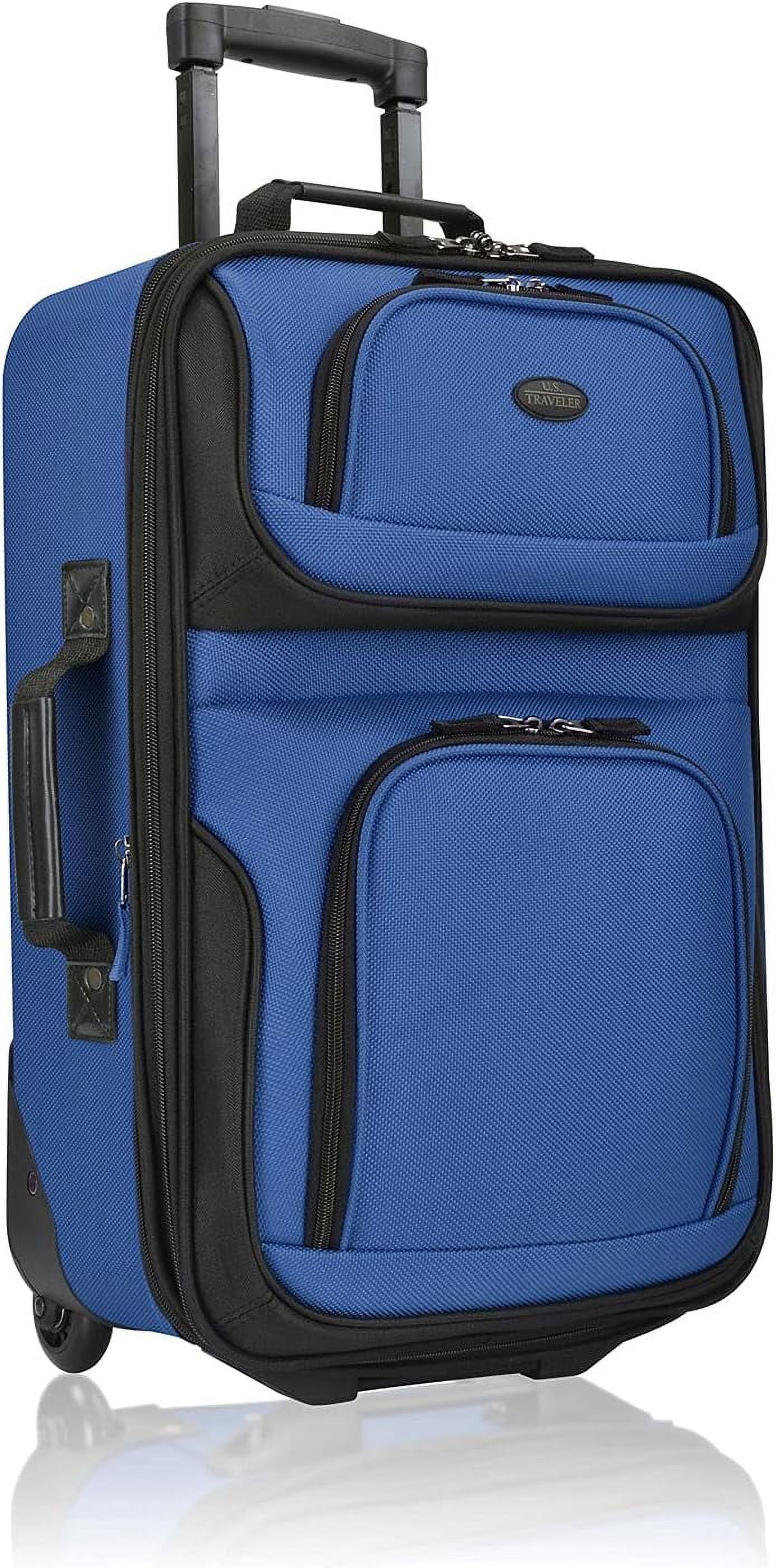 U.S. Traveler Rio 2Piece Luggage Set Rugged, Expandable, CarryOn