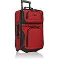 U.S. Traveler Rio Rugged Fabric Expandable Carryon Luggage, 2 Wheel