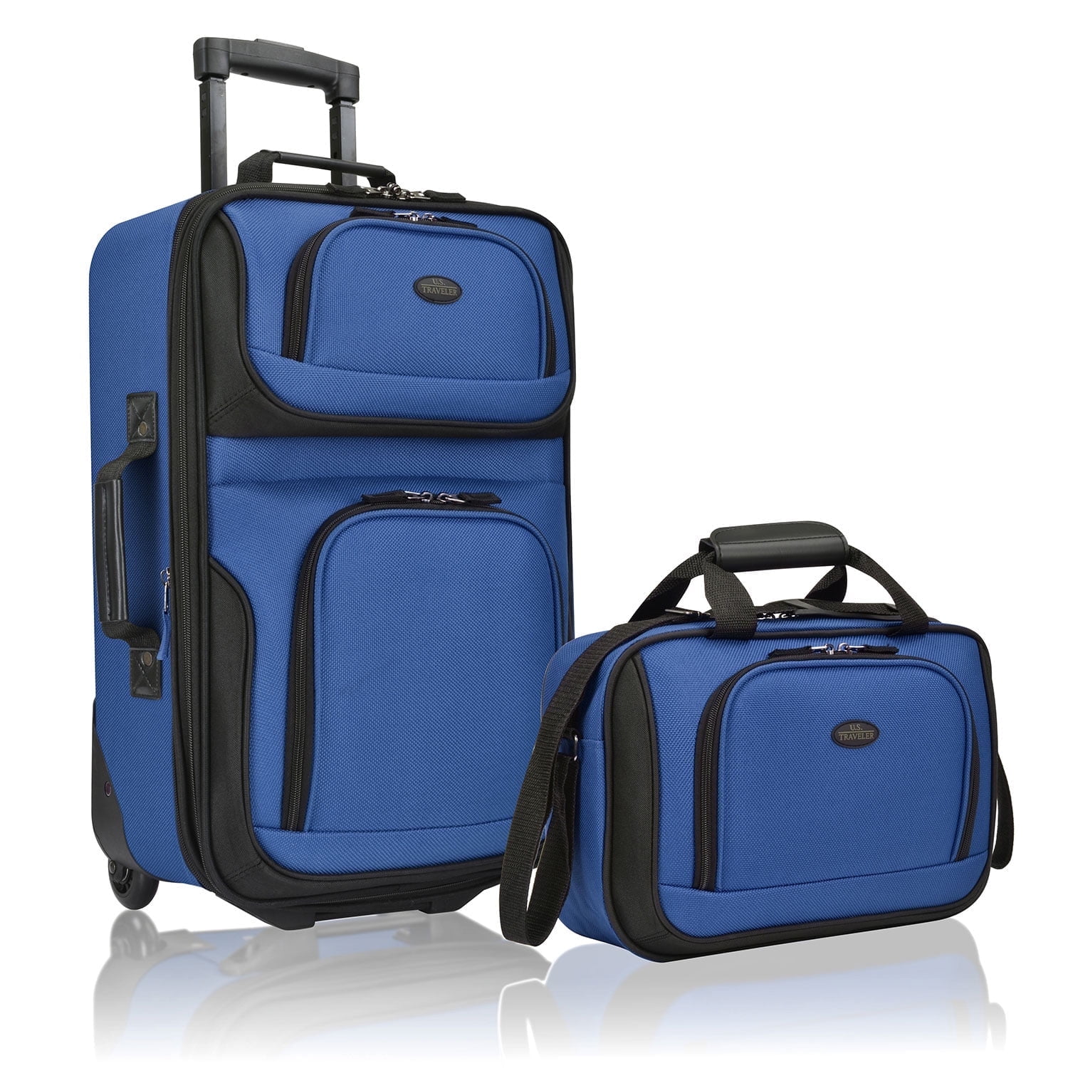 Free Shipping! U.S. Traveler Rio 2-Piece Carry-On Luggage