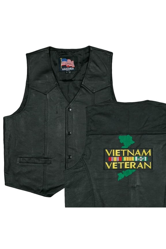 U.S. Vietnam Veteran Leather Vest