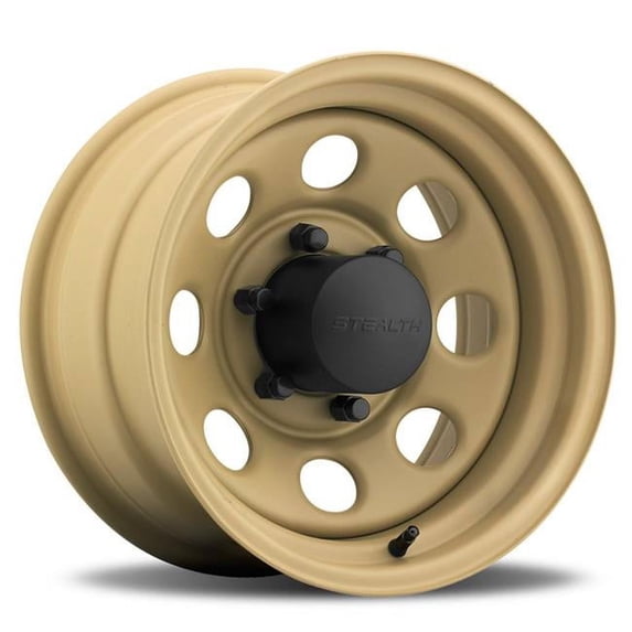 U.S. WHEEL USW-0448955DS 17 x 9 in. 5 x 5.5 in. Stealth Crawler Wheel - Desert Sand