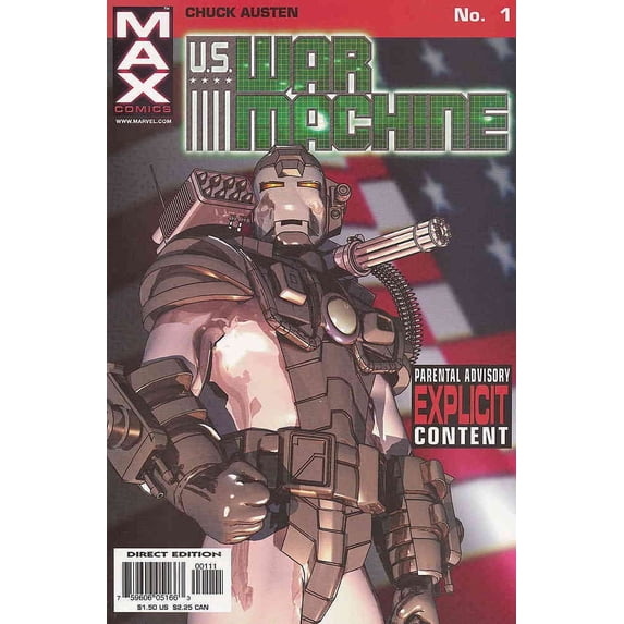 U.S. War Machine #1 VF ; Marvel Comic Book
