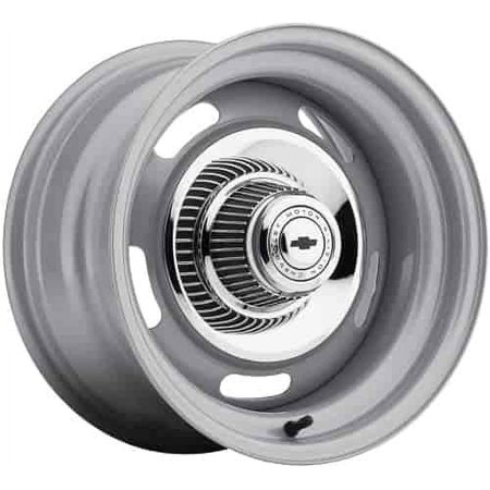 U.S. Wheel 55-5034550L Silver Rallye Wheel (Series 55) Size: 15 x 10 Bolt Circle