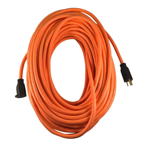 U.S. Wire 60050 50 Ft. Three Conductor Orange Extension Cord 16/3 Ga. SJTW-A 300
