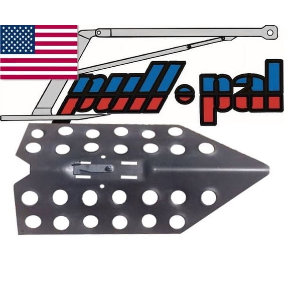 U.S. made PULL-PAL WINCH GROUND ANCHOR 11000 WITH DIMPLED SPADE (OFF-ROAD RECOVERY)