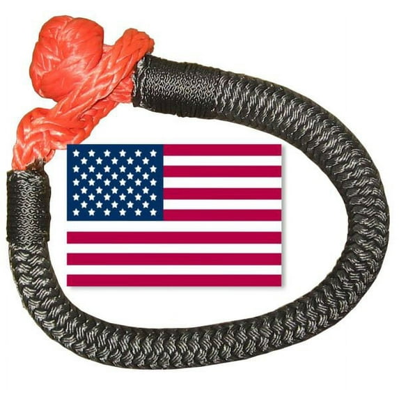 U.S. made Safe-T-Line® MEGA-DUTY Soft Shackles 5/16 INCH - 32,000 lbs MBS (SINGLE) (4X4 VEHICLE RECOVERY)