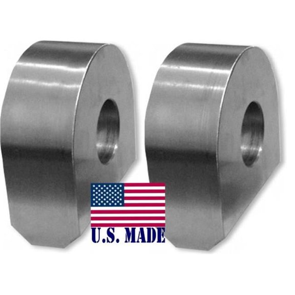 U.S. made Weld-On Shackle Mounts - LASER-CUT (PAIR) (OFF-ROAD RECOVERY)