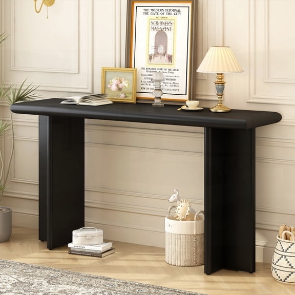 U_STYLE Entryway Table boasting L-Shaped Legs - Perfect for Contemporary Homes