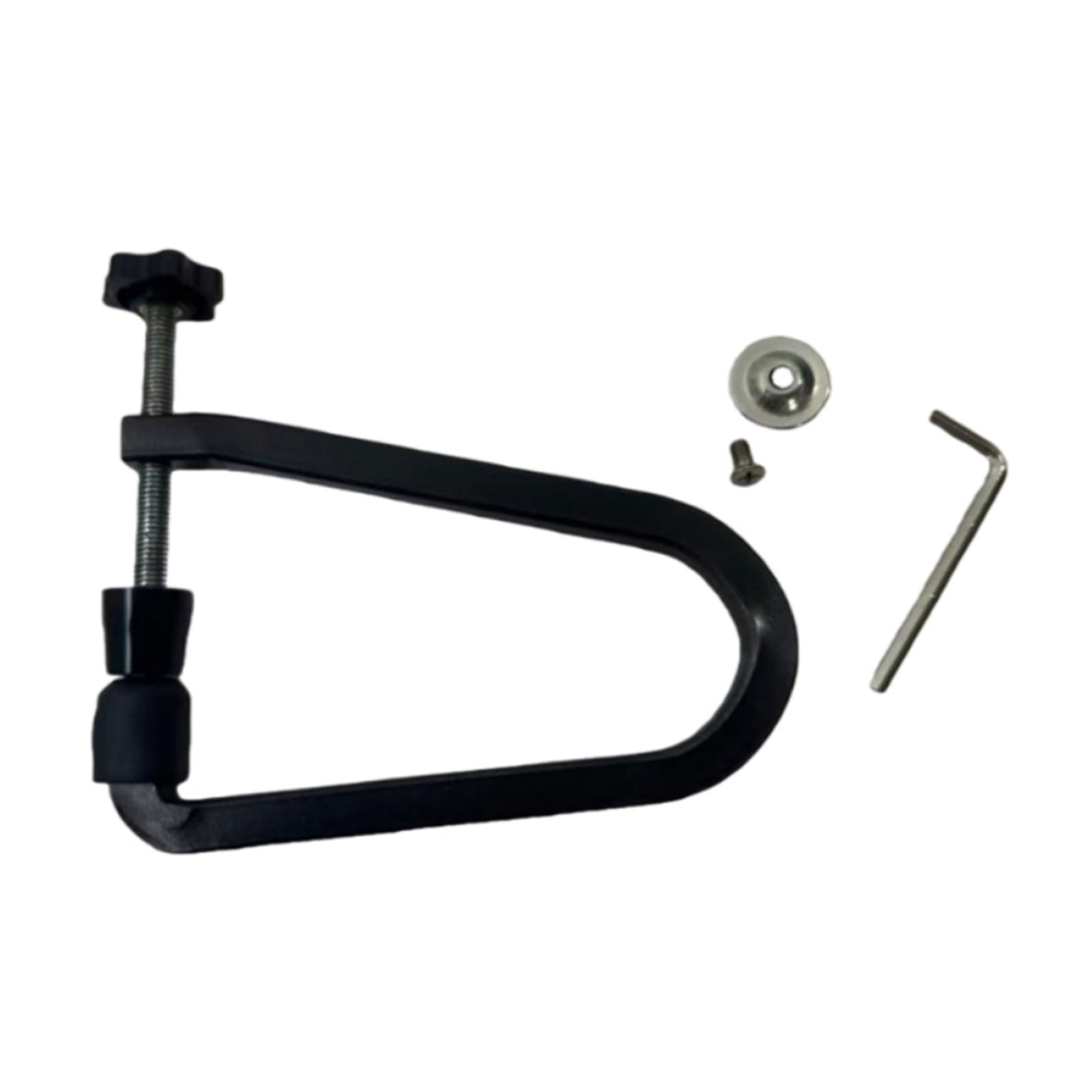 U Shape Adjustable Bridge Clamp for Black Classical Guitars with Stable Mounting Systems and Precise Installation