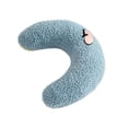 thumbnail image 1 of U-Shape Calming Pillow for Pets,Soft Fluffy Decorative Curved Plush Cushion, 1 of 7
