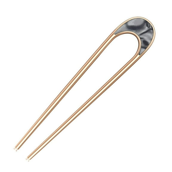 U Shape Hairpins Alloy Outer Retro Hair Chopsticks for Women Girls Easy to Use