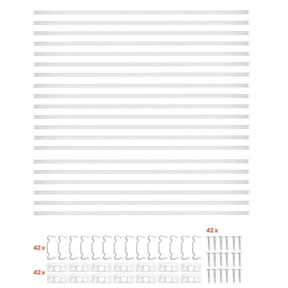 U Shape LED Channel 3.3 ft 20 Pack Anodized Aluminum with Milky Cover for Cabinet Bookshelf Display