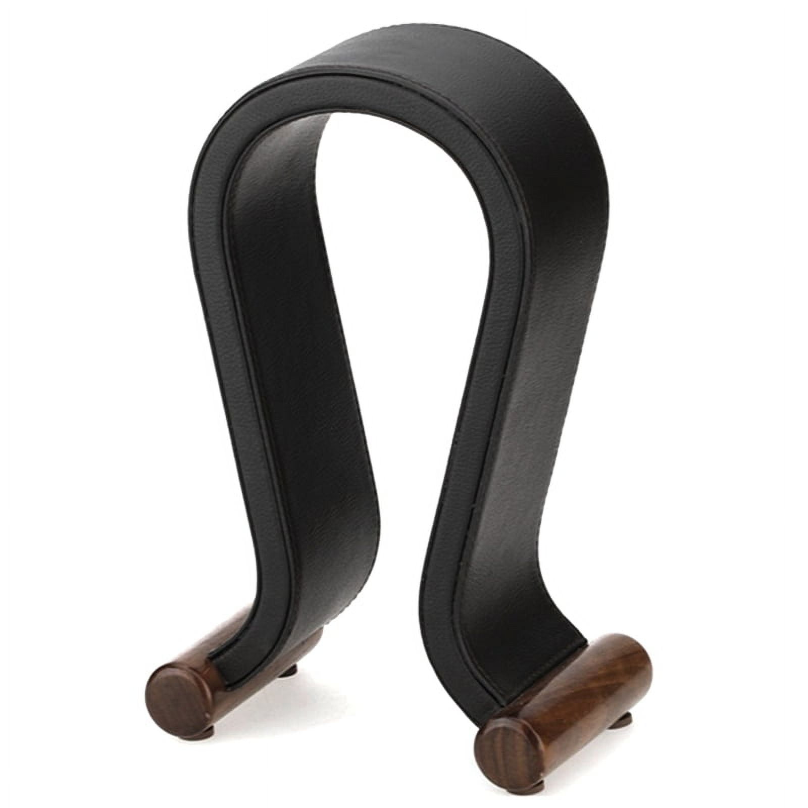 U Shape Leather Headphone Holder Tabletop Support Headset Display Stand
