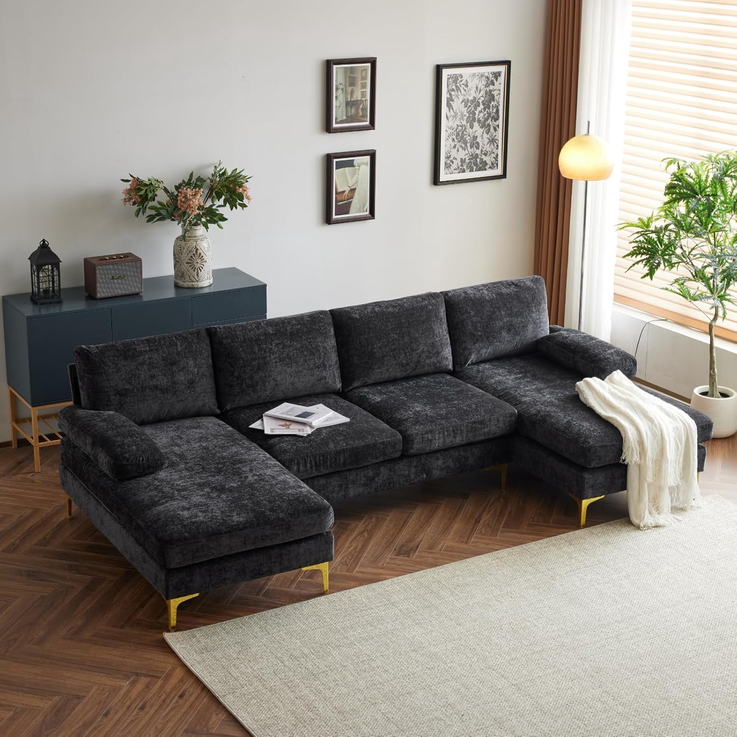 U-Shape Sectional Sofa Couch 111