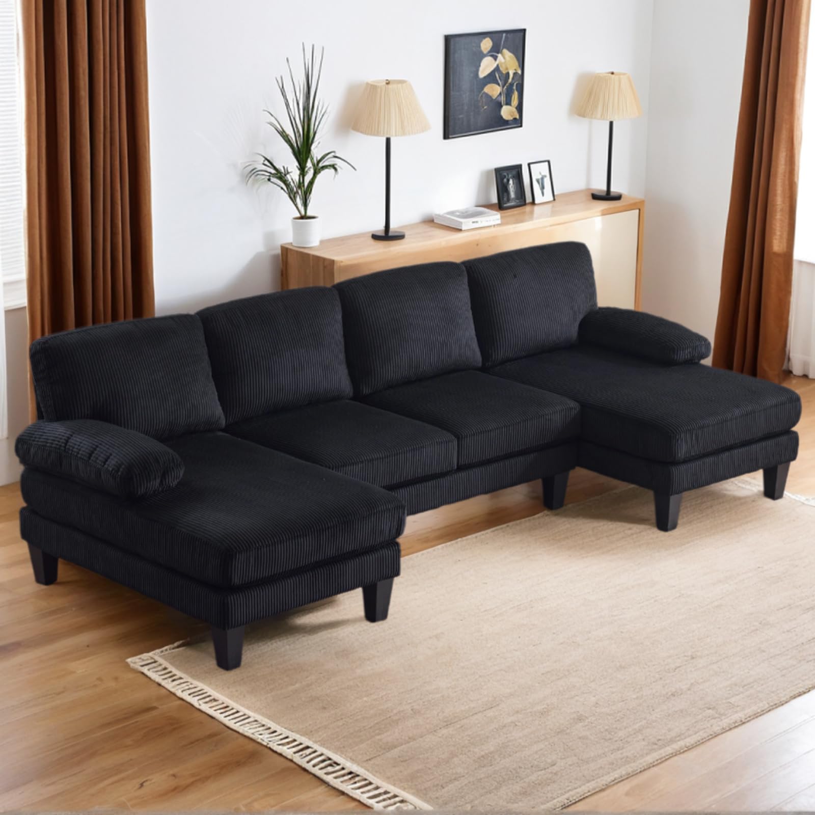 U-Shape Sectional Sofa Couch 111