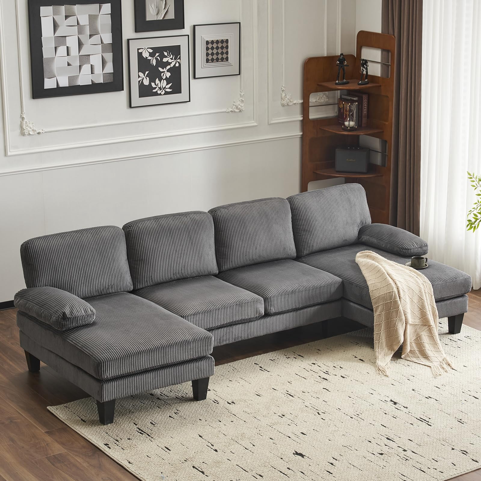 U-Shape Sectional Sofa Couch 111
